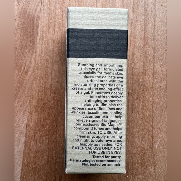 B. Kamins Chemist Male Bio-Maple Anti-Aging Soothing Eye Gel 0.6oz Brand New - Picture 3 of 7